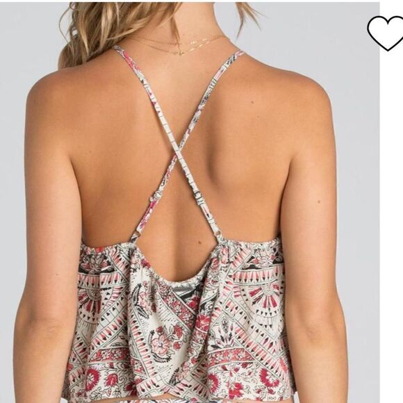 Billabong MAJESTIC SEAS Crop TANK Sz-Small - Picture 3 of 12